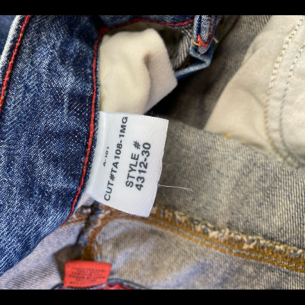 Mossimo Mossissue Men's Six Pocket Blue Jeans Size 34/30 Gently Used - Picture 8 of 8